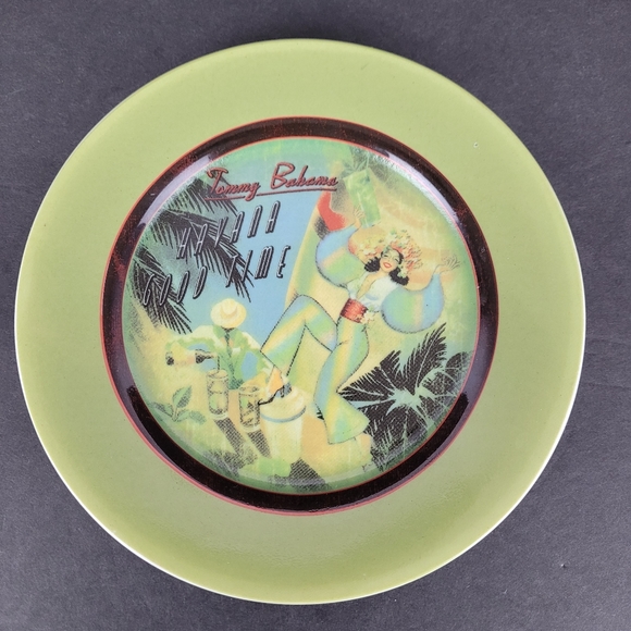 Tommy Bahama Cocktail Snack Plates Set Of 2 - Picture 7 of 9